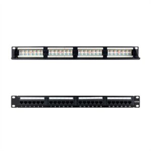 Nanocable Patch Panel 24P CAT.6A UTP 19"1U Dual