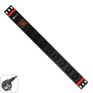 WP 19" Power Strip 8 IEC C13 Schuko Sockets