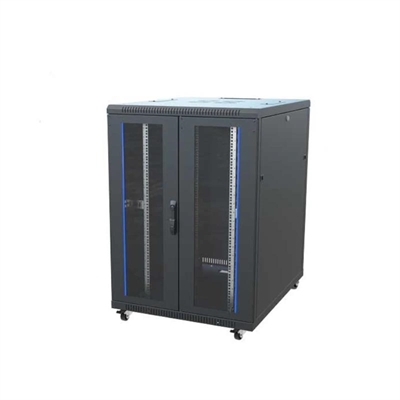2LAN Floor Cabinet 22U 19" 800X600 unassembled without