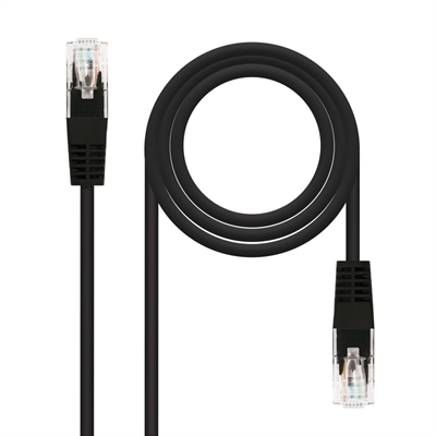 Nanocable 2m Black Category 5 UTP Patch Cable