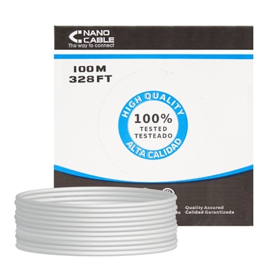 Nanocable 100M RJ45 CAT5 FTP Rigid Cable Reel