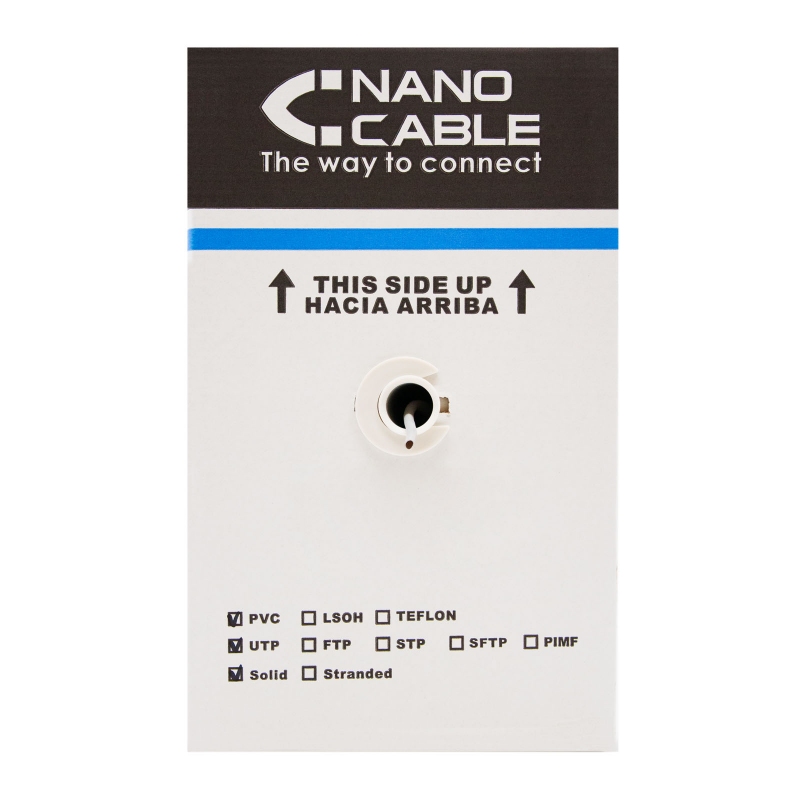Nanocable RJ45 CAT5E UTP Flexible Reel 305Mts Nanocable RJ45 CAT5E UTP Flexible Reel 305Mts