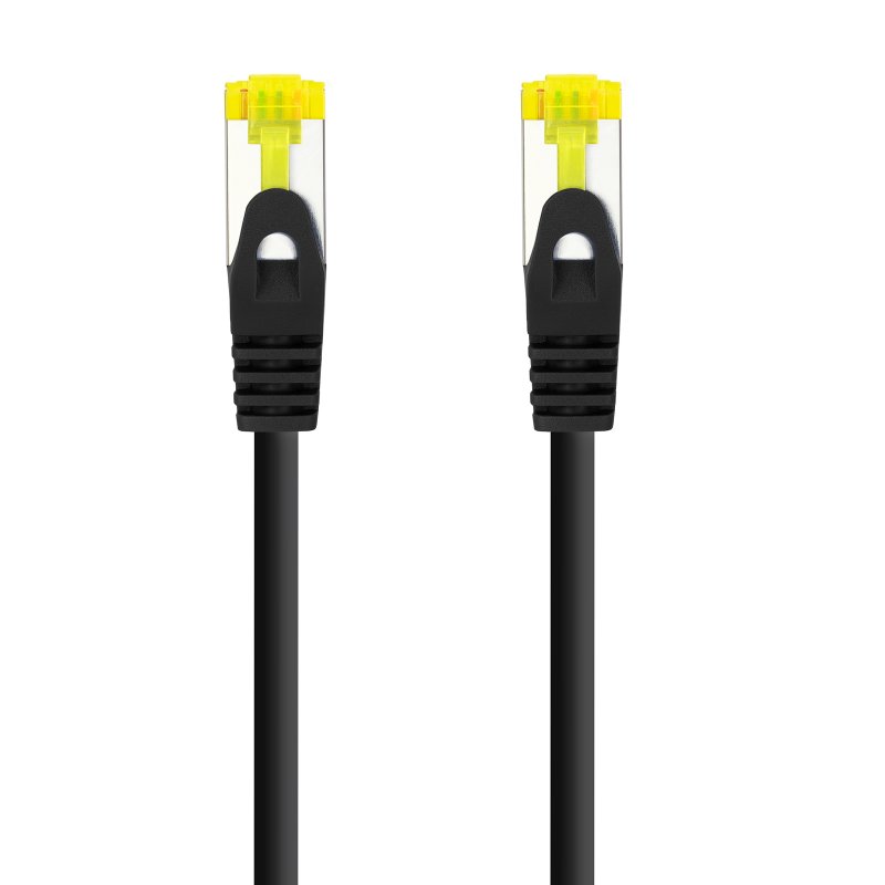 Nanocable LSZH Cat.6A SFTP Patch Cable 25cm Black Nanocable LSZH Cat.6A SFTP Patch Cable 25cm Black