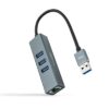 Nanocable Converter USB 3.0 Ethernet + 3xUSB 3.0