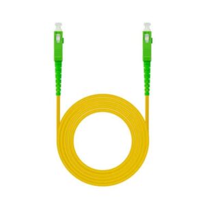 Cabo de fibra Nanocable SC/APC LSZH Amarelo 1m