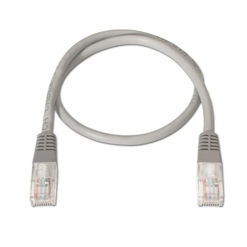 Aisens RJ45 CAT.6 UTP Patch Cable 50cm Grey Copper Aisens RJ45 CAT.6 UTP Patch Cable 50cm Grey Copper