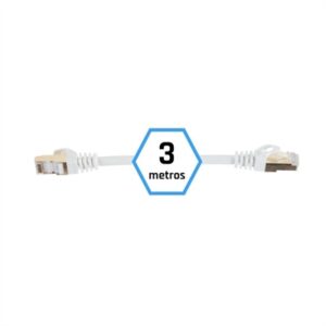 iggual CAT7 SFTP LSZH Patch Cable 3 metres white