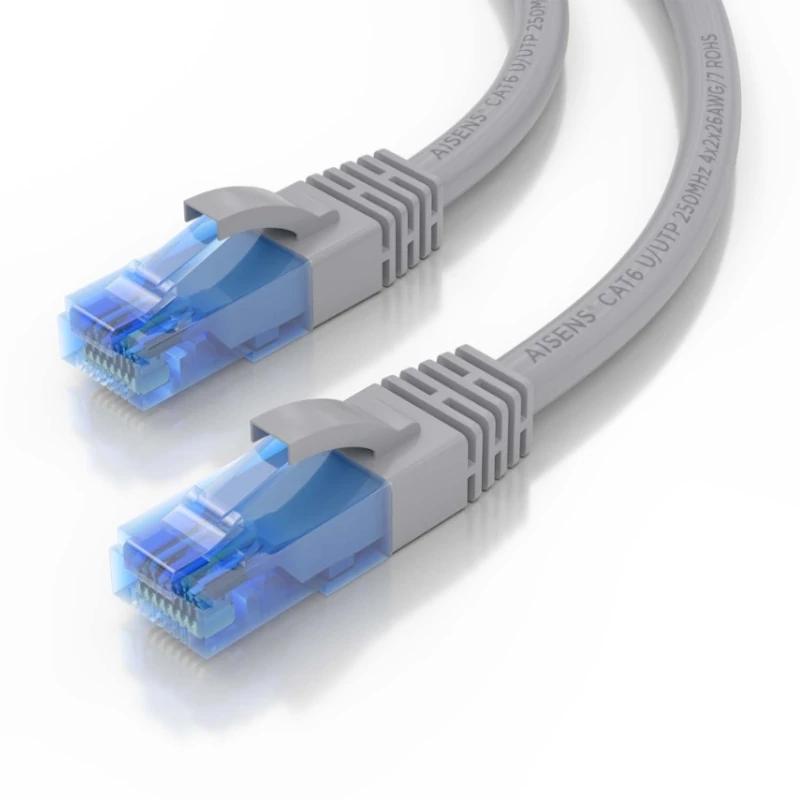 Aisens RJ45 Cat.6 UTP AWG26 CCA Grey Cable 3.0M Aisens RJ45 Cat.6 UTP AWG26 CCA Grey Cable 3.0M
