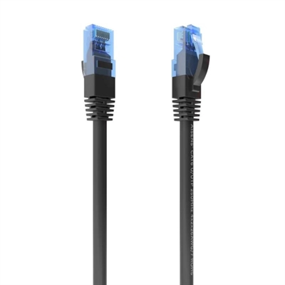 Cabo RJ45 Cat.6 UTP AWG26 CCA Preto 0.5M