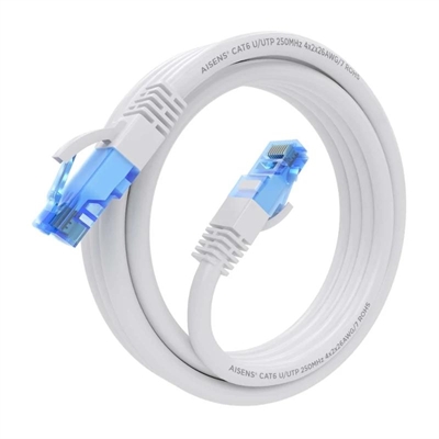 Aisens RJ45 CAT.6 UTP AWG26 CCA White 2.0 Cable