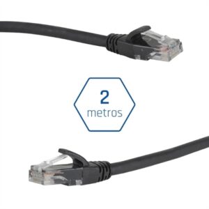 iggual CAT6 UTP LSZH Patch Cable 2 metres black