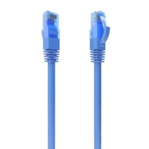 Cabo RJ45 CAT.6 UTP AWG26 CCA Azul 5.0m Aisens