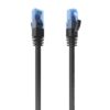 Cabo RJ45 CAT.6 UTP AWG26 CCA Preto 25cm