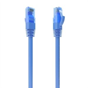 Cabo RJ45 CAT.6 UTP AWG26 CCA Azul 0.75M Aisens