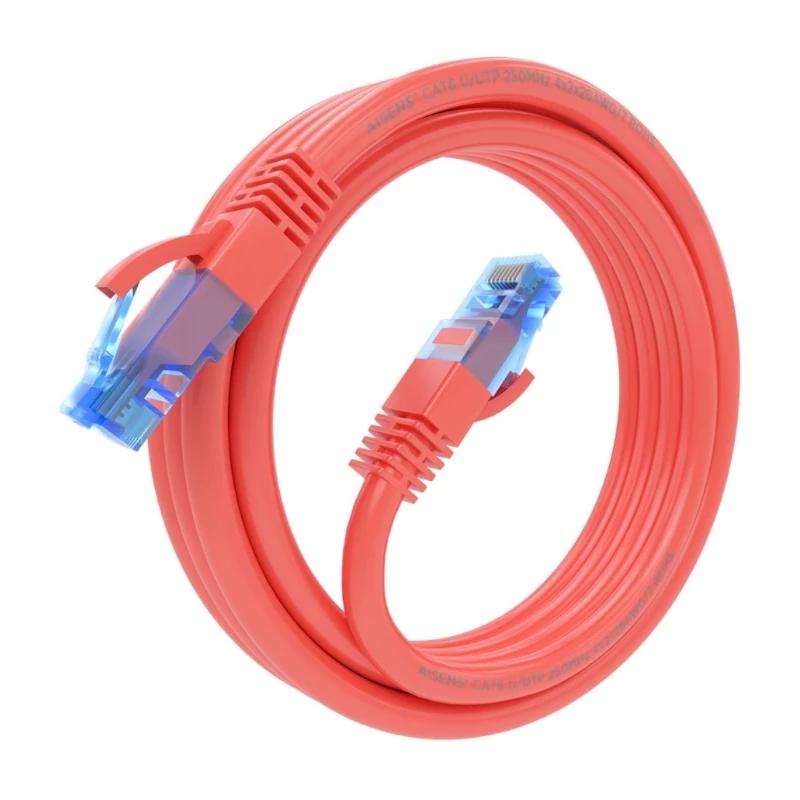Cabo RJ45 CAT.6 UTP AWG26 CCA Vermelho 3.0m Cabo RJ45 CAT.6 UTP AWG26 CCA Vermelho 3.0m