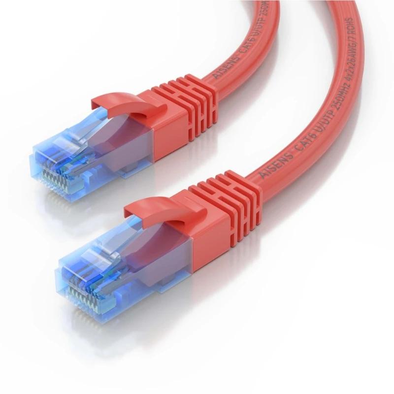 Cabo RJ45 CAT.6 UTP AWG26 CCA Vermelho 3.0m Cabo RJ45 CAT.6 UTP AWG26 CCA Vermelho 3.0m