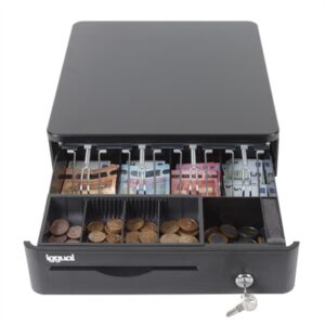 Caixa Porta-moedas IRON-10R 38cm 4+5 preto
