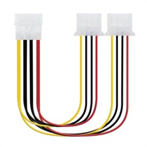 Nanocable Power Cable 1 molex M to 2 molex H