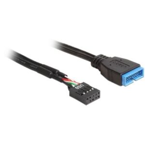 Delock USB 2.0 Female / USB 3.0 Male Cable