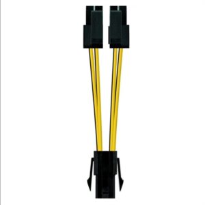 Nanocable Power Cable 4PIN/H-4+4PIN/M, 15 cm