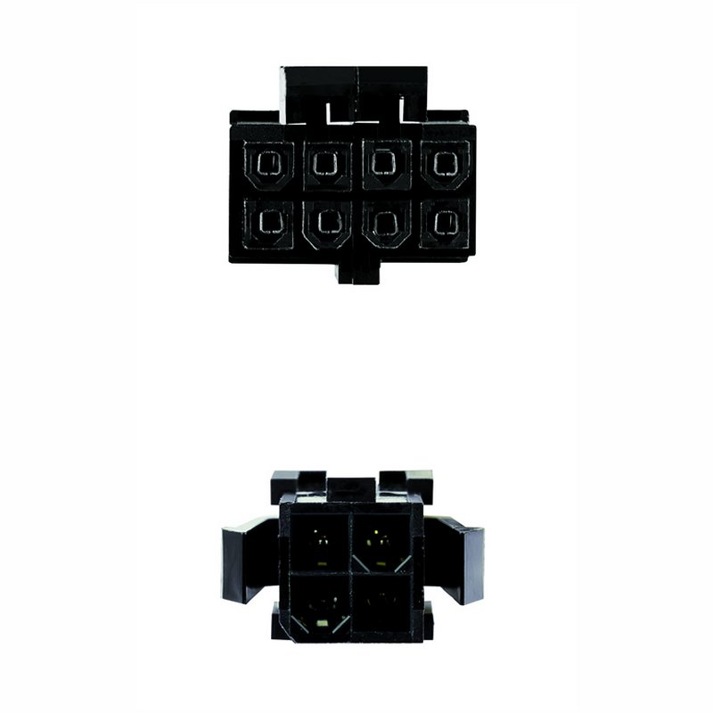 Nanocable Power Cable 4PIN/H-4+4PIN/M, 15 cm Nanocable Power Cable 4PIN/H-4+4PIN/M, 15 cm