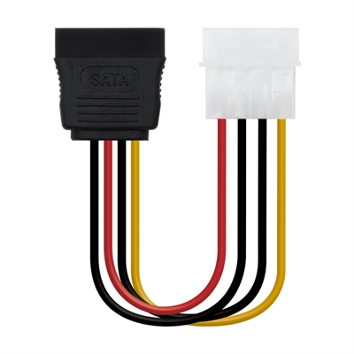 Nanocable SATA Cable, Molex M-SATA/H, 16cm