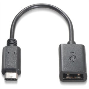 Nanocable USB 2.0 Cable 3A, USB-C/M-A/F, 15cm