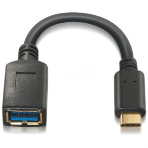 Nanocable USB 3.1 Gen1 3A Cable, USB-C/M-A/F, 15cm