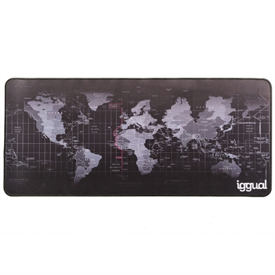 iggual XL World Map Mouse and Keyboard Mat