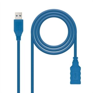 Nanocable USB 3.0 Cable, A/M-A/H, Blue, 1 m