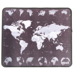 iggual World Map Mouse Pad 30x25 cm