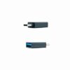 Adaptador USB-C/M para USB3,1/H Alumínio Nanocable