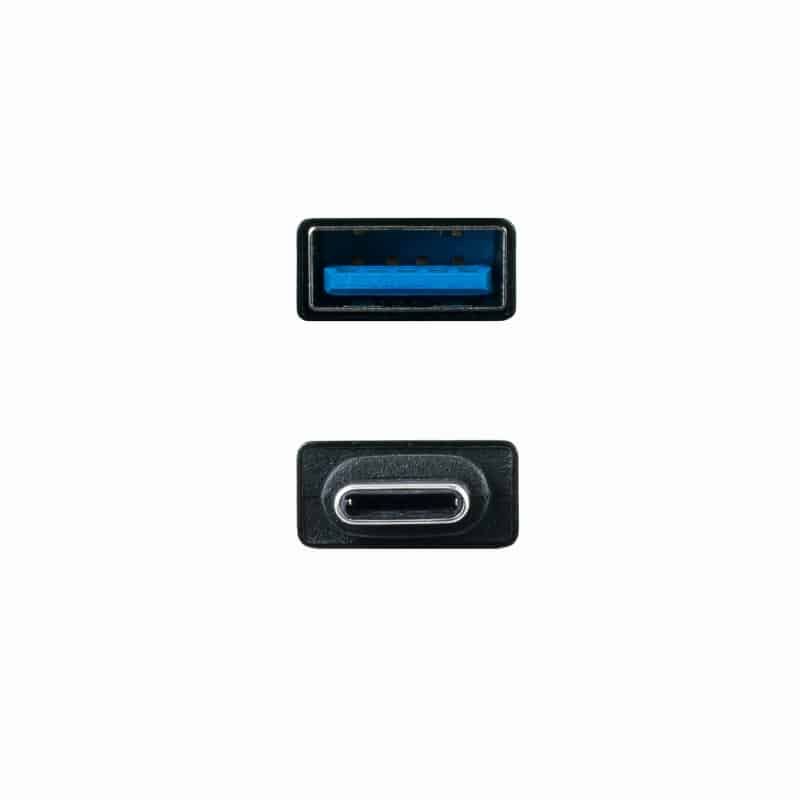 Adaptador USB-C/M para USB3,1/H Alumínio Nanocable Adaptador USB-C/M para USB3,1/H Alumínio Nanocable