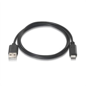 Aisens USB 2.0 Cable 3A USB-C/M-A/M black 1.0m