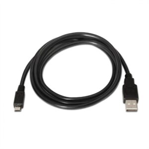 Aisens USB 2.0 Type A/M-Micro B/M Cable Black 1.8m