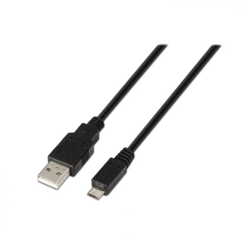 Aisens USB 2.0 Type A/M-Micro B/M Cable Black 1.8m Aisens USB 2.0 Type A/M-Micro B/M Cable Black 1.8m