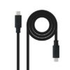 Cabo USB 3.1GEN2 5A USB-C/M-M 1,5 M Nanocable