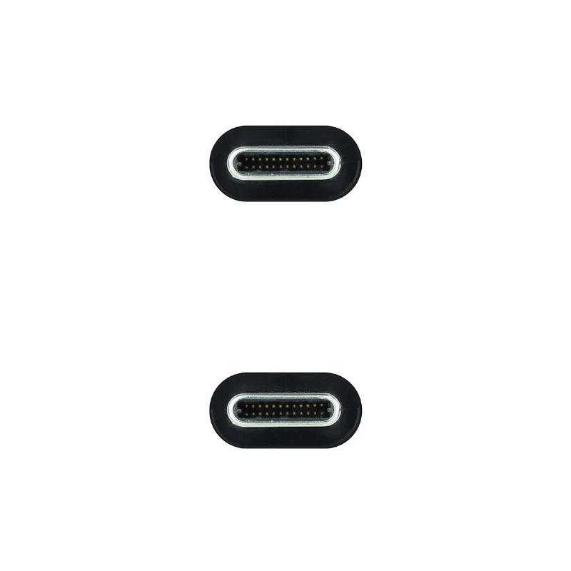 Cabo USB 3.1GEN2 5A USB-C/M-M 1,5 M Nanocable Cabo USB 3.1GEN2 5A USB-C/M-M 1,5 M Nanocable
