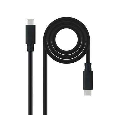 Nanocable USB 3.1GEN2 5A USB-C/M to USB-C/M Cable 2 M