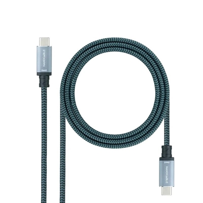 Nanocable USB 3.1GEN2 5A USB-C/M to USB-C/M Cable 2 M