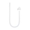 Nanocable Cable Organizer Flex 25mm 1M White