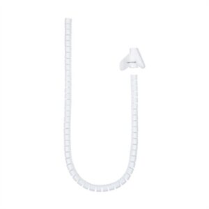 Nanocable Cable Organizer Flex 25mm 1M White