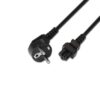 Aisens Food Clover CEE7/M-C5/H Black 1.5m
