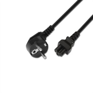 Aisens Food Clover CEE7/M-C5/H Black 1.5m