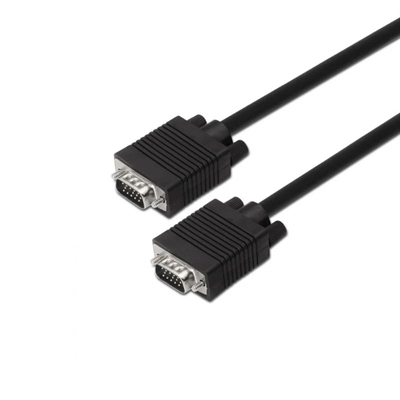 Aisens SVGA Cable HDB15/M-HDB15/M black 1.8m