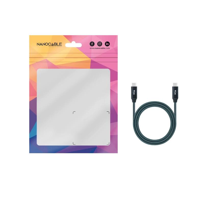 Nanocable USB 3.2 Gen2x2 100W 4K USB-C Cable 1m Nanocable USB 3.2 Gen2x2 100W 4K USB-C Cable 1m