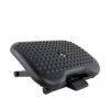Adjustable Comfort Footrest Black