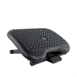Adjustable Comfort Footrest Black
