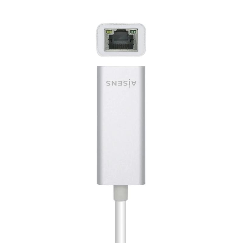 Aisens Conversor USB3.1 Gen1/C para Ethernet 15Cm Aisens Conversor USB3.1 Gen1/C para Ethernet 15Cm