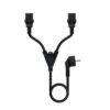 Nanocable Power Cable CEE7/M to 2xC13/H 1.8m